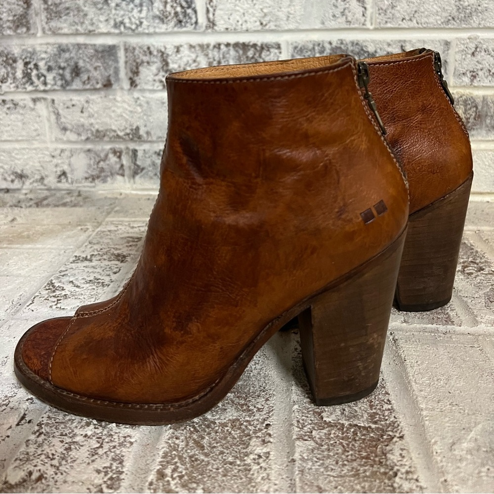 Bed Stu Onset peep toe booties, size 8, excellent used condition